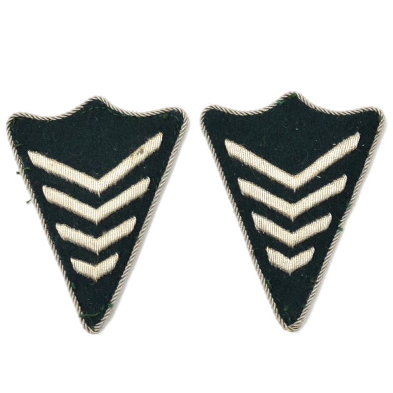 Buttonholes of the Feldwebel of the Württemberg police of Germany