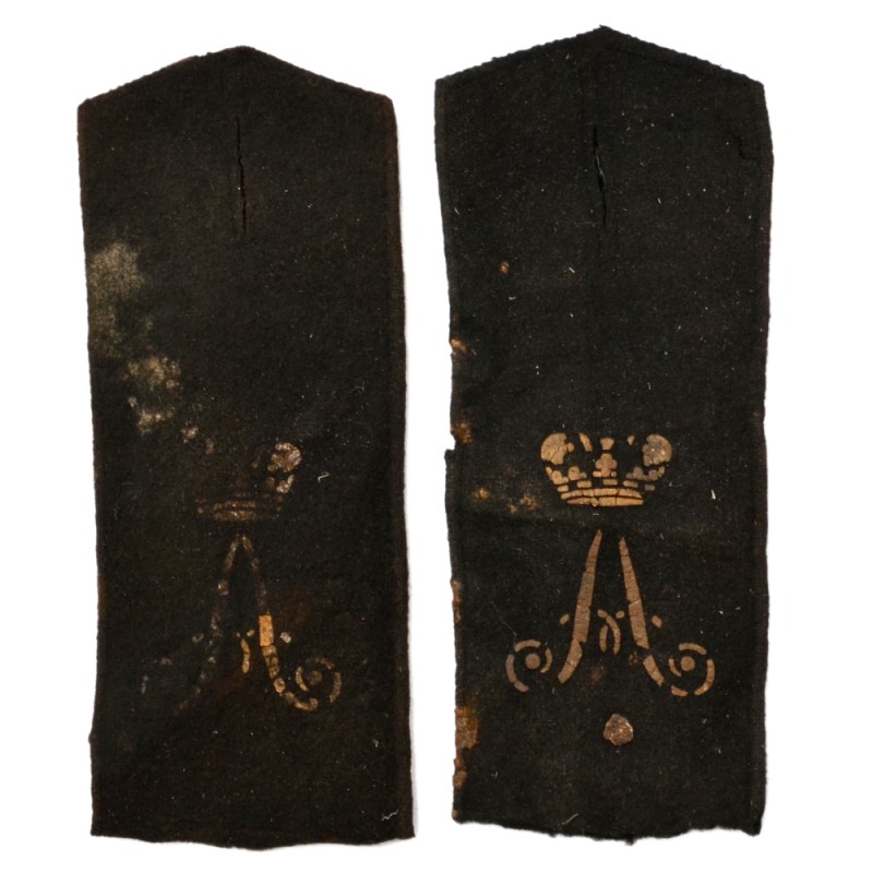 A pair of shoulder straps of a sailor of the 5th Fleet EIV General-Admiral Alexey Alexandrovich crew