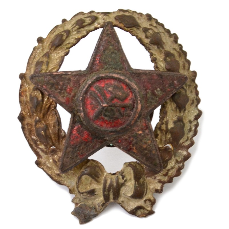 Large badge of the red commander of the Red Army
