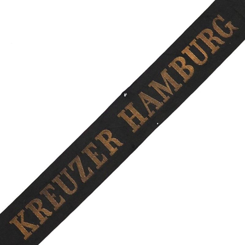 The ribbon on the cap of the sailor of the cruiser " Hamburg»