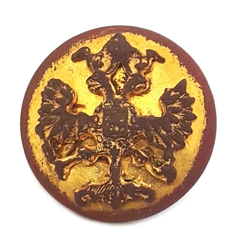 RIA officer's button with a false eagle, Br. Wunder