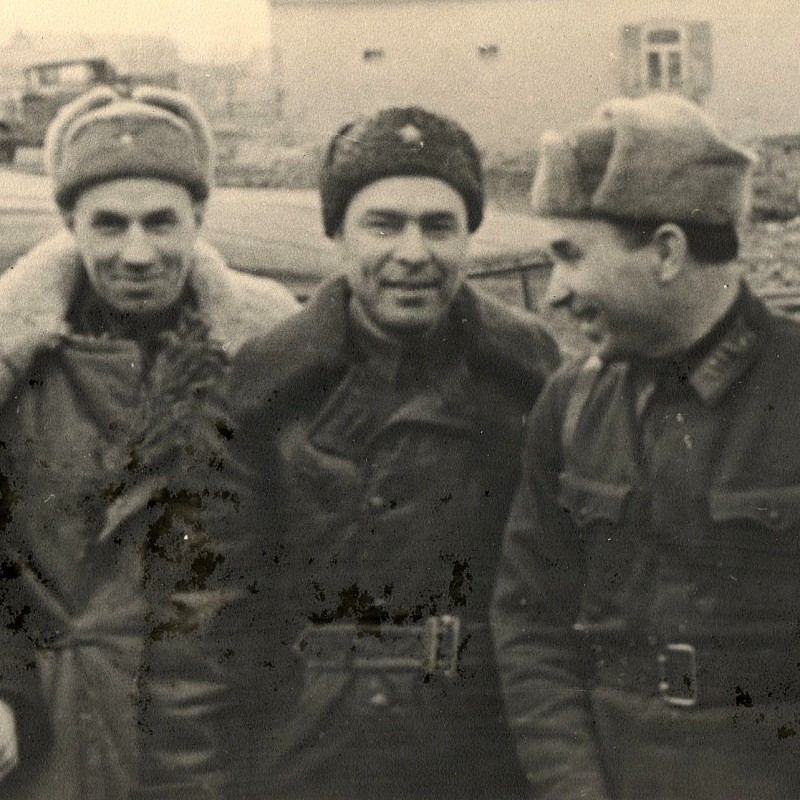 Photo of L. I. Brezhnev at the front, 1943