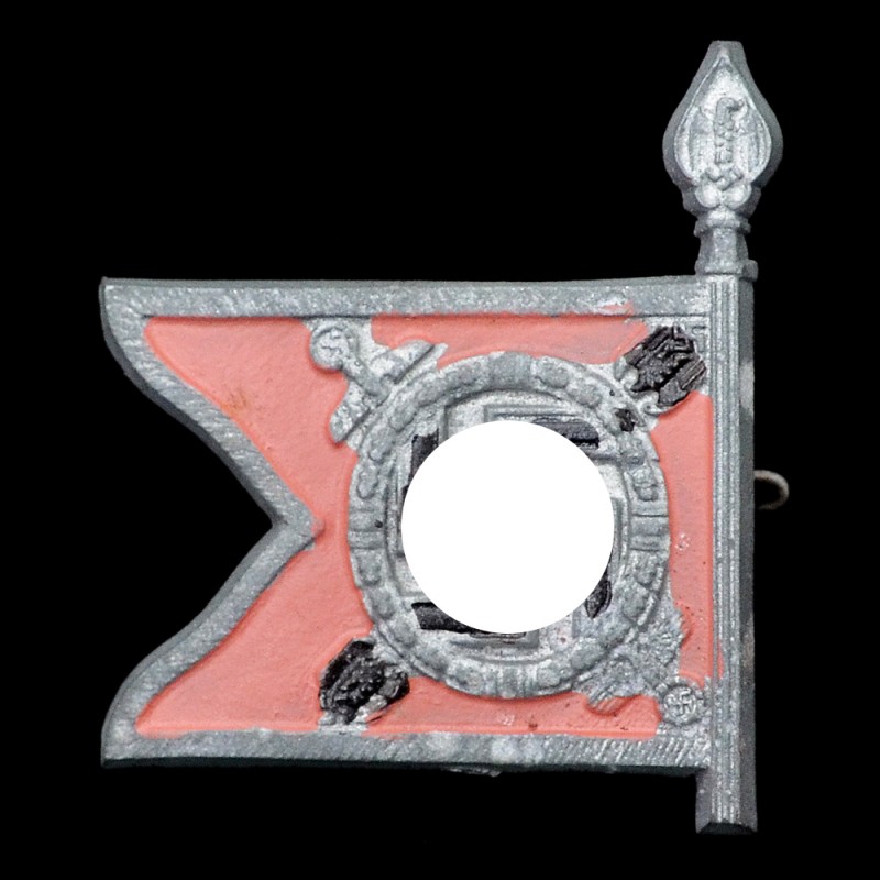 Winter assistance badge for the Wehrmacht (WHW) in the form of the standard of the commander of the reconnaissance unit 