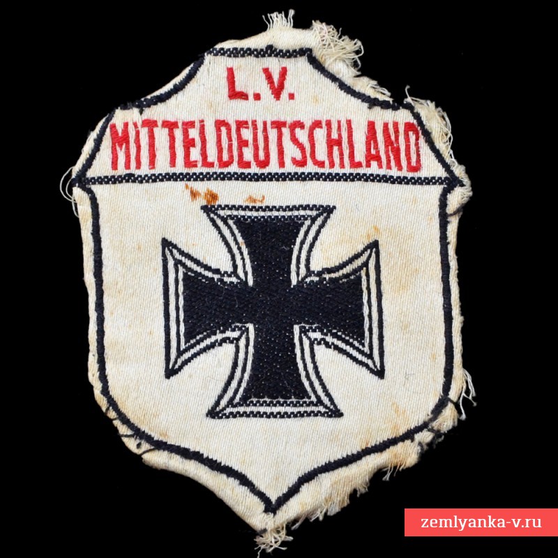 Armband patch of the organization "Steel Helmet ""L. V. MITTEDEUTSCHLAND"