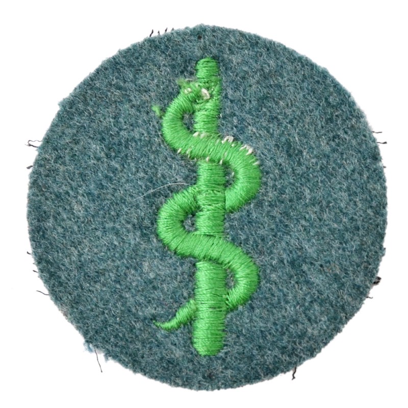 Sleeve patch of the lower rank of the medical service of the police of the 3rd Reich