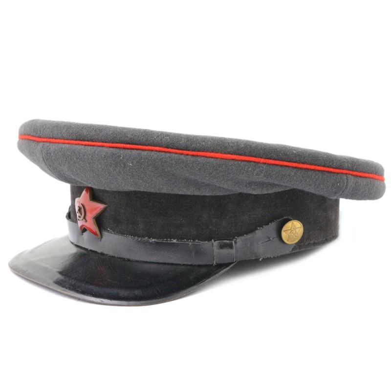 The cap of the officers of the tank troops of the Red Army of the sample of 1935
