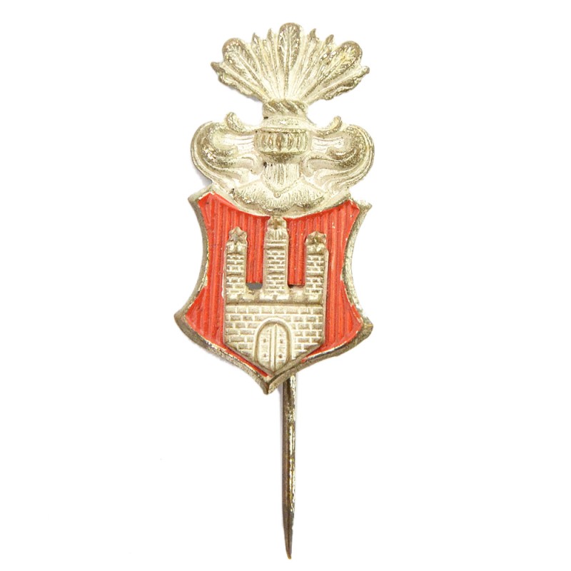 Badge in memory of 25 years of membership in the Hamburg Veterans ' Union