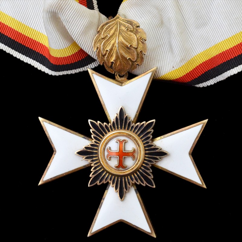 Cross of Merit of the 2nd class on a neck ribbon, Waldeck-Pyrmont