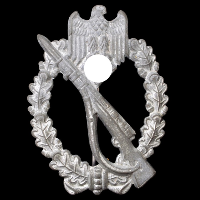 Infantry assault badge mod. 1939, degree "in silver", brand FLL