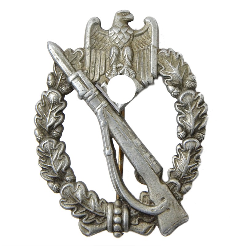 Infantry assault badge mod. 1939, "in silver", Meyer
