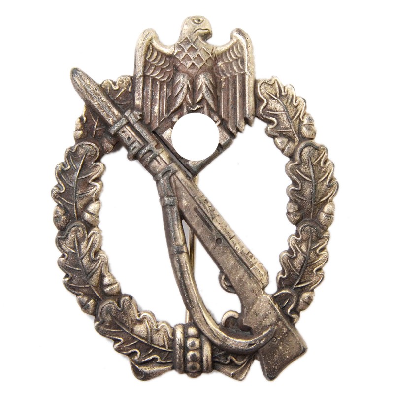 Infantry assault badge model 1939 "in silver", FJS