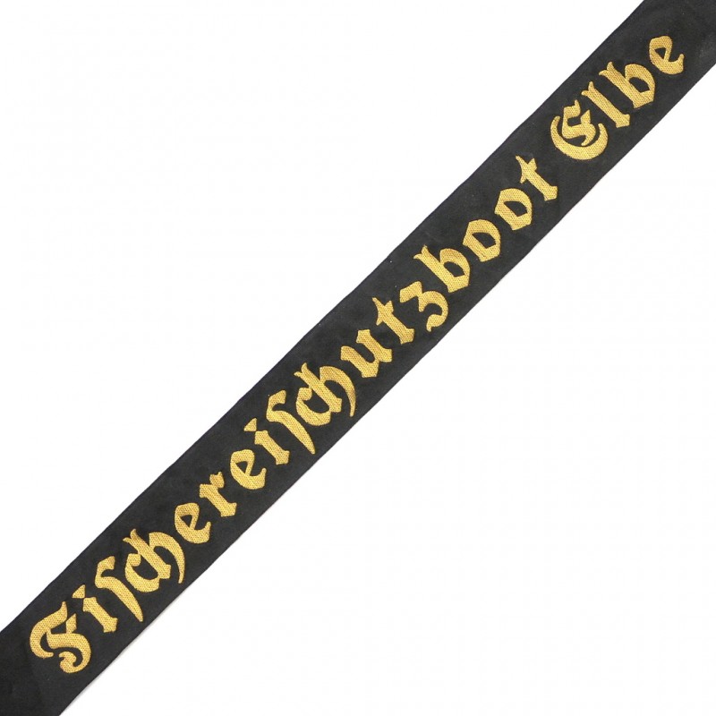 Ribbon from the capless sailor of the patrol boat of the fishing supervision "Elba"