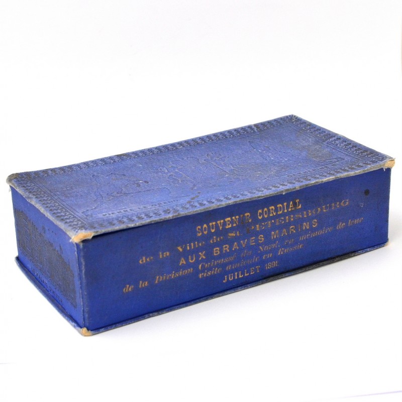 Souvenir box in memory of the visit of the French squadron to Kronstadt in 1891
