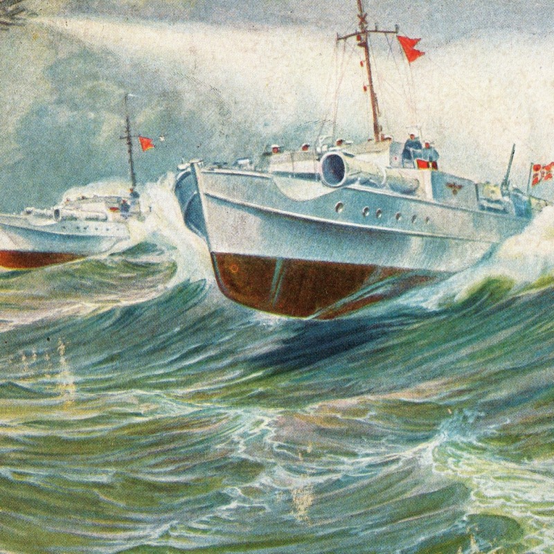 Postcard "Kriegsmarine torpedo boats", 1940