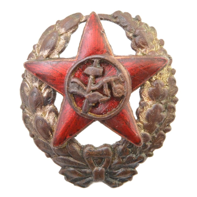 Badge of the red commander of the Red Army of the 1918 model