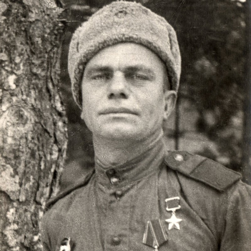 Photo of the Red Army sergeant - Hero of the Soviet Union