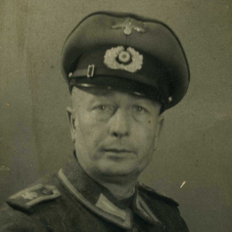 Photo of a non-commissioned officer of the Kriegsmarine Coastal Artillery with awards