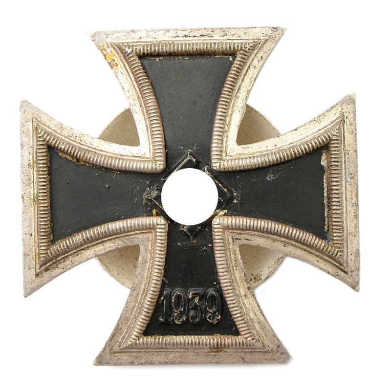 Iron Cross of the 1st class of the 1939 model on a twist, branded l/16