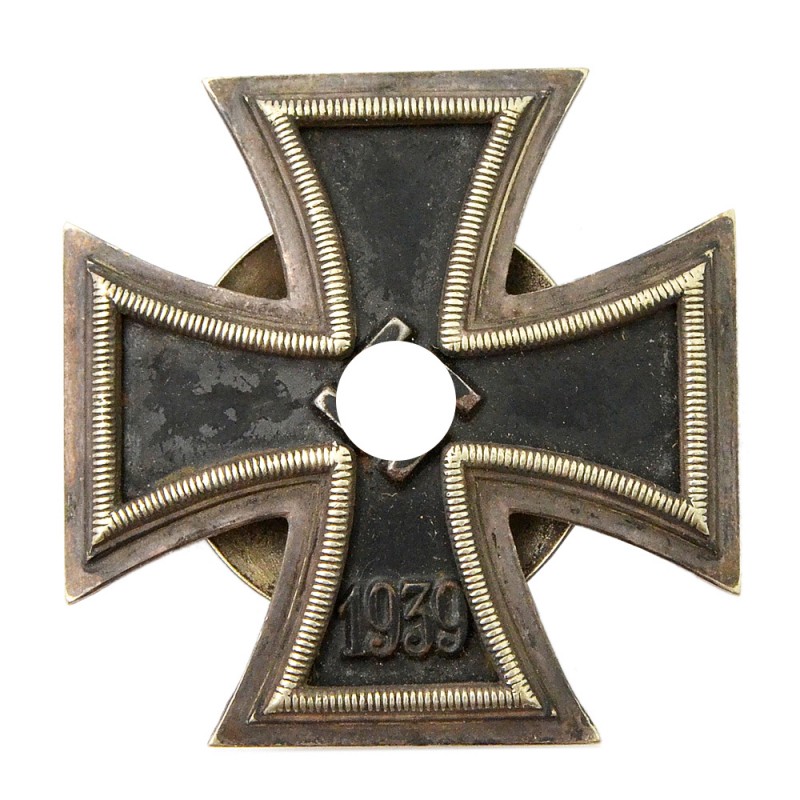Iron Cross of the 1st class of the 1939 model on a twist, branded l/18