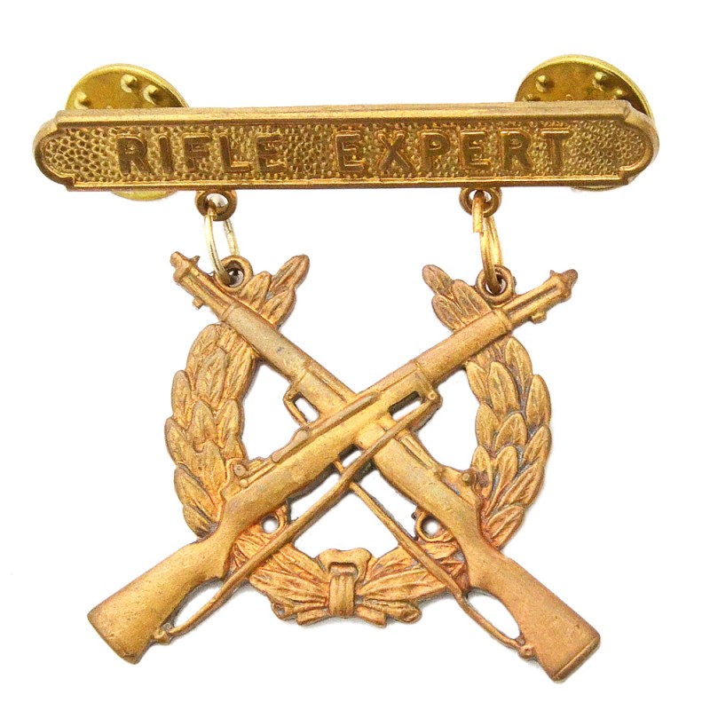Badge of the US Marine Corps Rifle Expert
