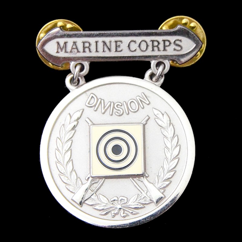 United States Marine Corps Rifle Competition Badge, Silver Division