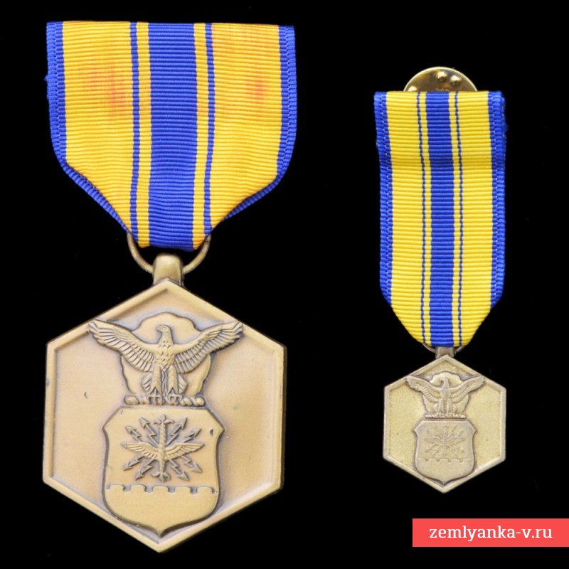U.S. Air Force Commendation Medal, with miniature