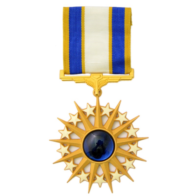 United States Air Force Distinguished Service Medal of the 1960 model, with a bar