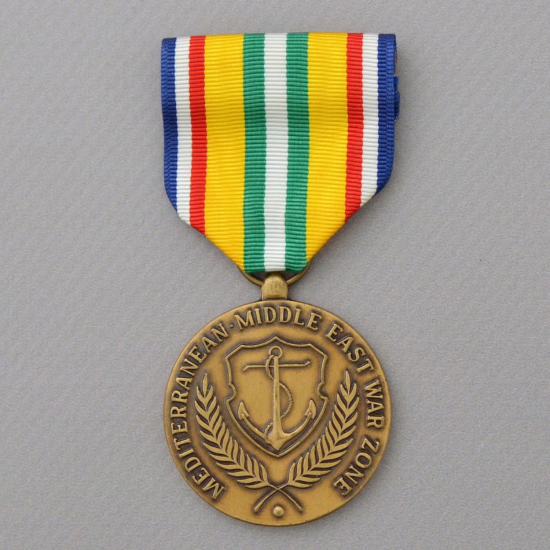 Merchant Marine Medal in the Mediterranean and Middle East Combat Zone, USA