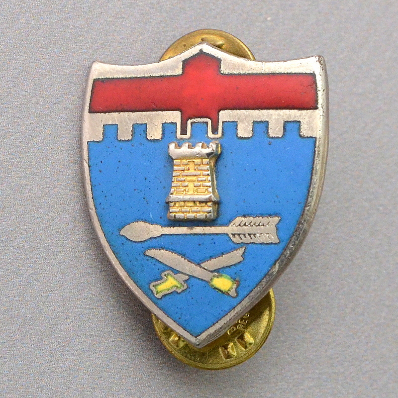 Badge of a serviceman of the 11th Infantry Regiment of the US Army