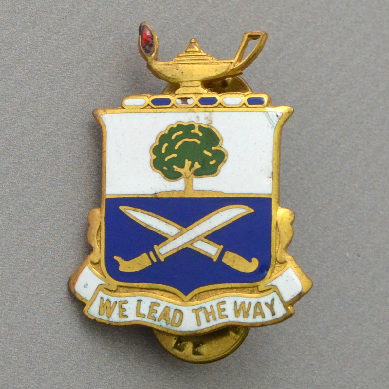 Badge of a serviceman of the 29th Infantry Regiment of the US Army
