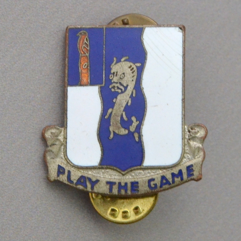 Badge of a serviceman of the 50th Infantry Regiment of the US Army