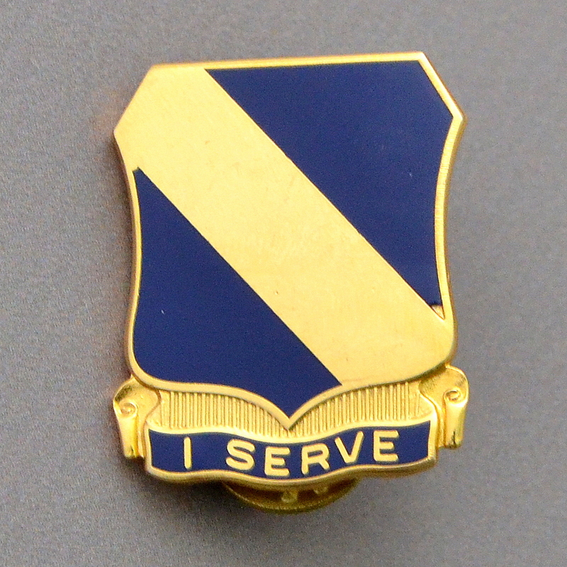 Badge of a serviceman of the 51st Infantry Regiment of the US Army