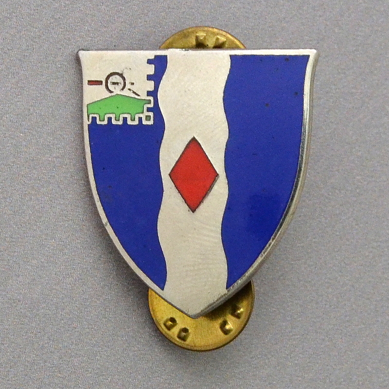 Badge of a serviceman of the 61st Infantry Regiment of the US Army