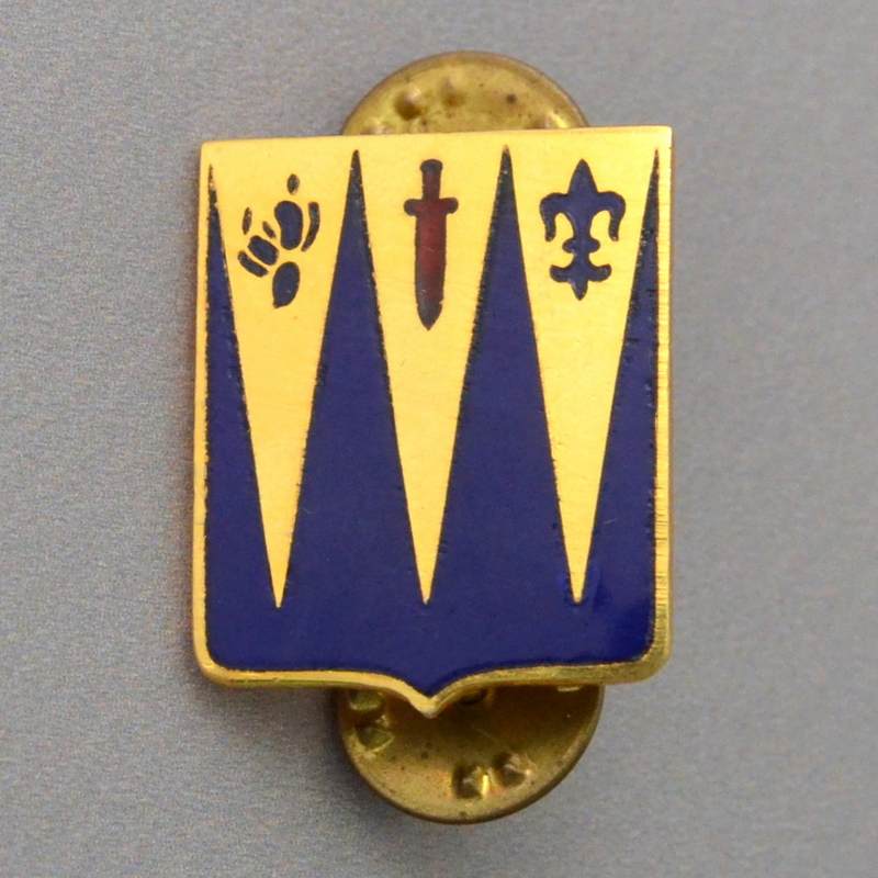 Badge of a serviceman of the 159th Infantry Regiment of the US Army