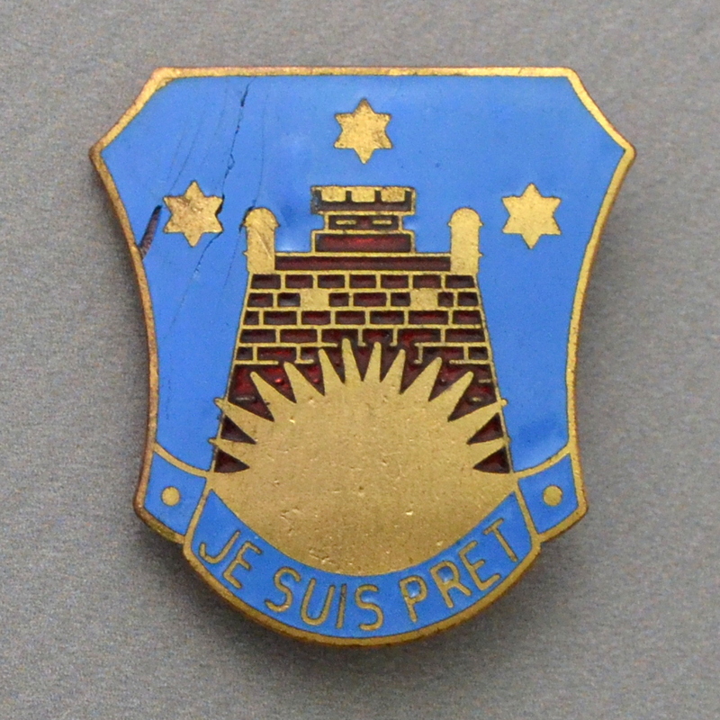 Badge of a serviceman of the 164th Infantry Regiment of the US Army