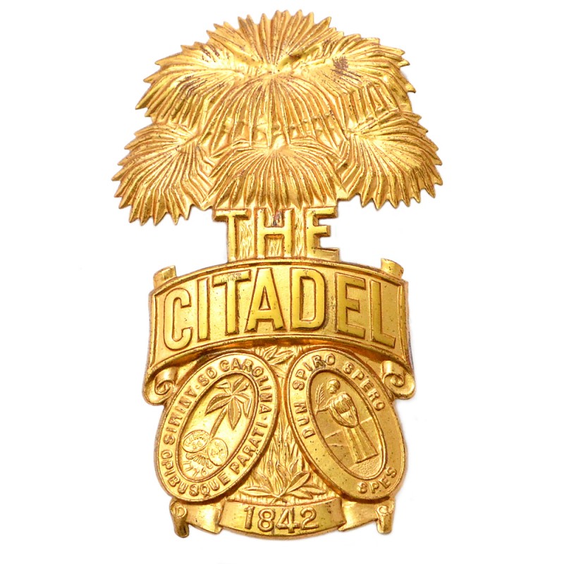 Cockade on the shako of a cadet of the American Military Academy
