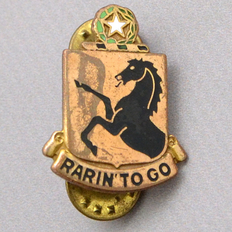 Badge of the 113th Cavalry Regiment of the U.S. Army, early type