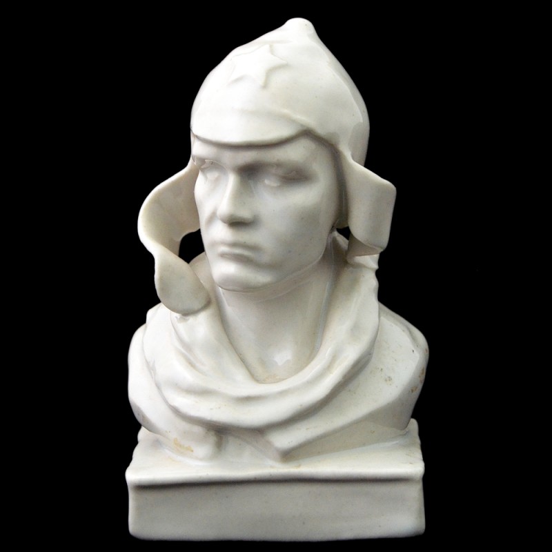 Sculpture "Head of a Red Army soldier" or "Budennovets", 1930s