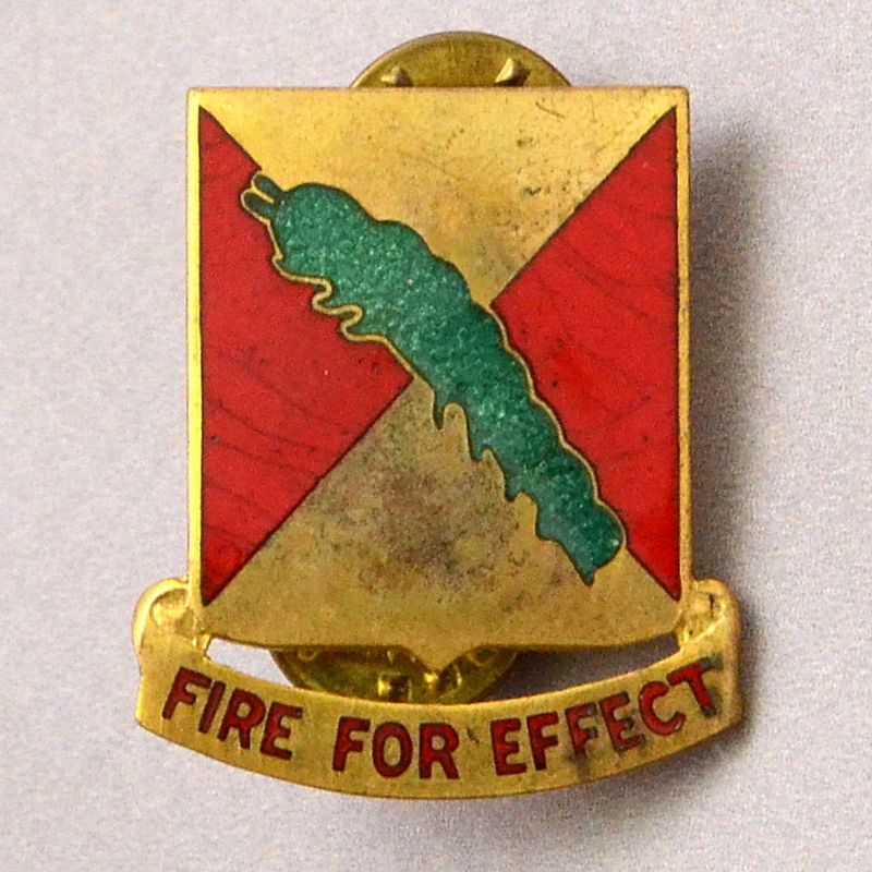 Badge of the 166th Field Artillery Regiment of the US Army