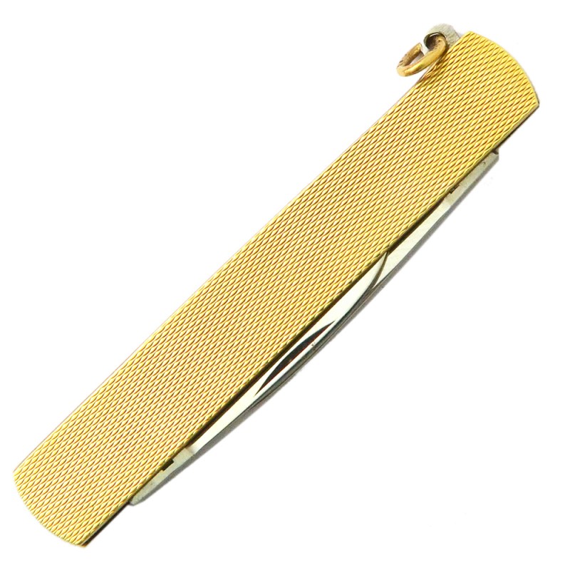 German penknife with gold handle