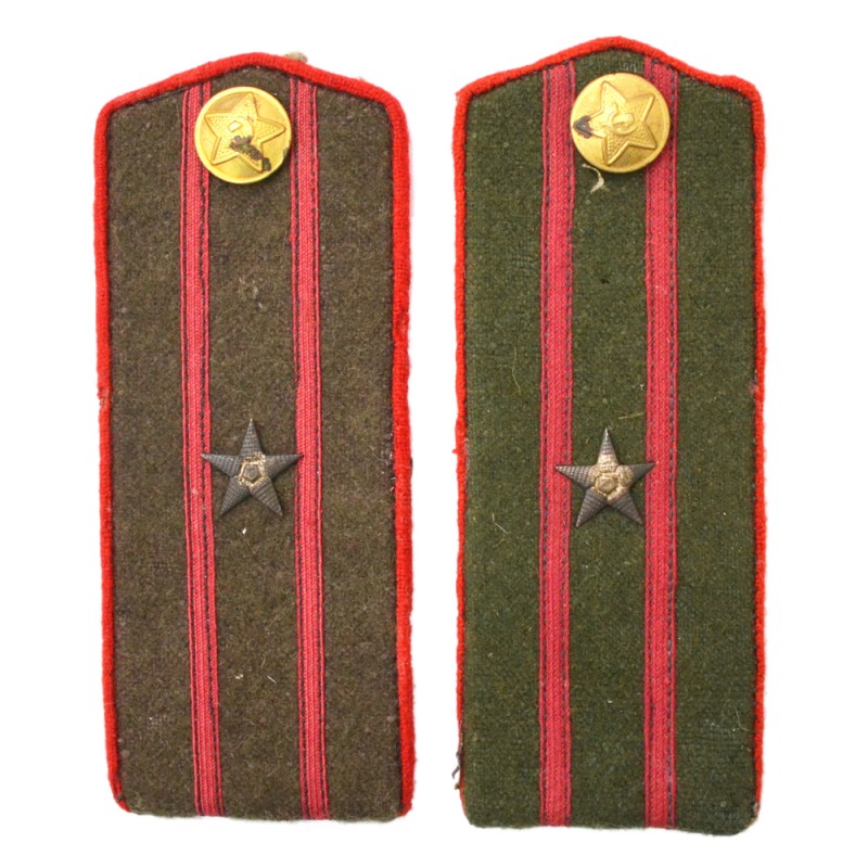 Shoulder straps of the major of the ABTV, artillery or automobile troops of the Red Army of the 1943 model