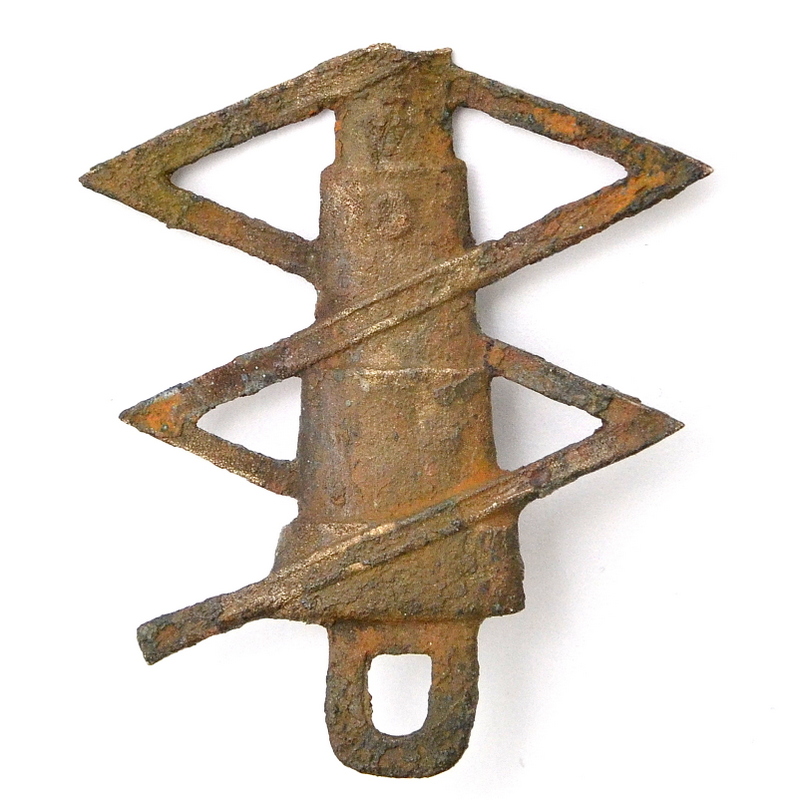 Metal emblem of the galvaner REEF