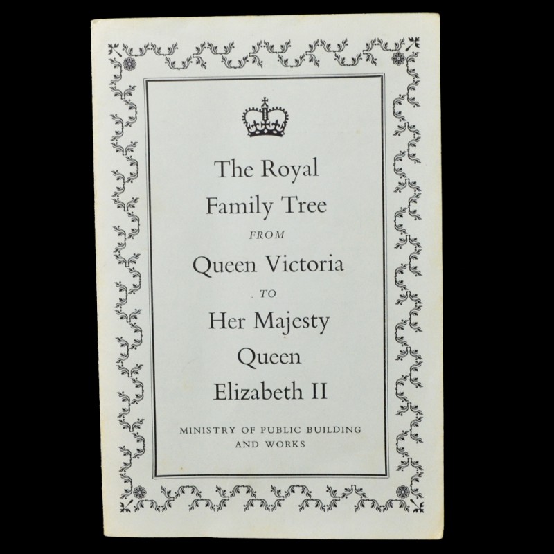 Brochure "Royal family tree from Queen Victoria to Her Majesty Queen Elizabeth II"