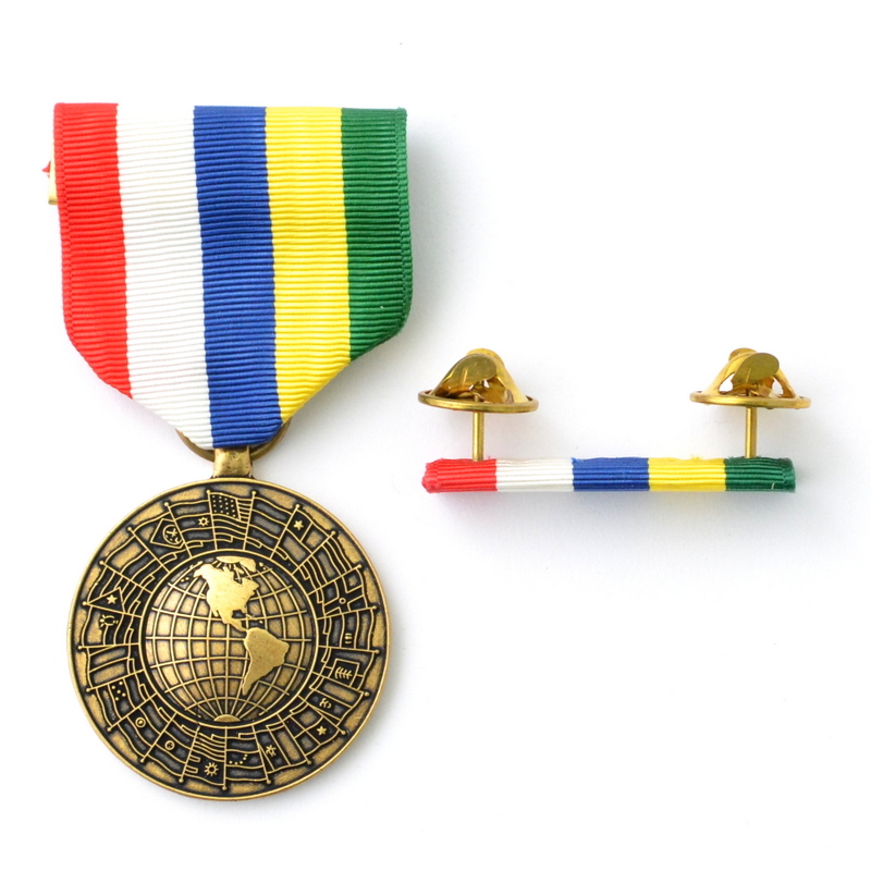 UN medal, with bar