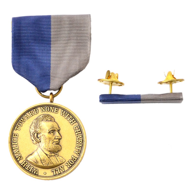 Medal of the participant of the Civil War of 1861-65 in the USA, with a bar