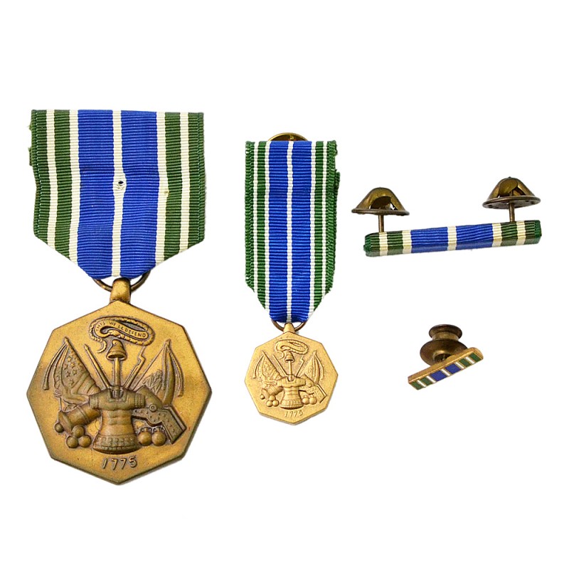 Medal of Merit for the US Army sample 1981, with miniature and bars
