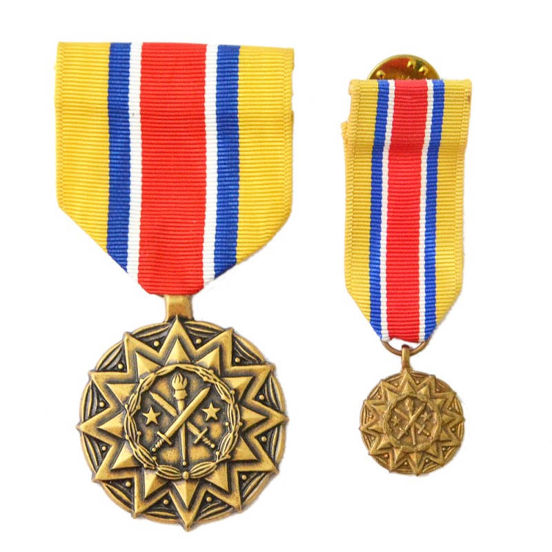 U.S. Army National Guard Achievement Medal, with miniature
