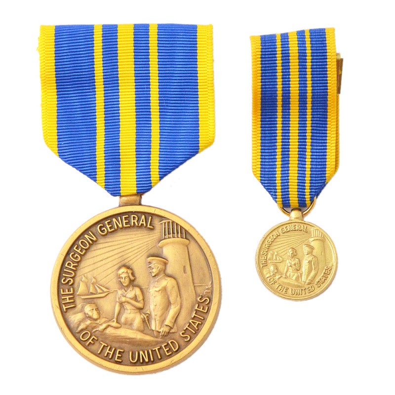 Medal of the Chief Military Surgeon of the United States for exemplary service, with miniature