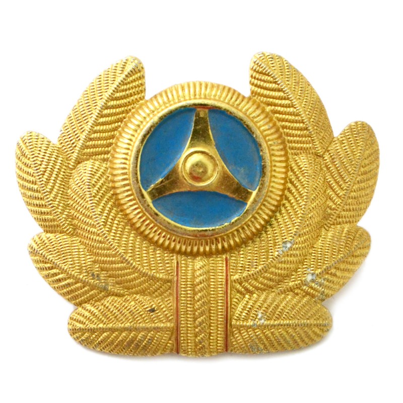 Cockade on the cap of an employee of the Ministry of Motor Transport