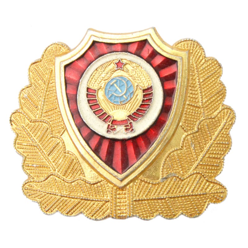 The cockade of the commanding and ordinary staff of the state customs control institutions of the 1987 model